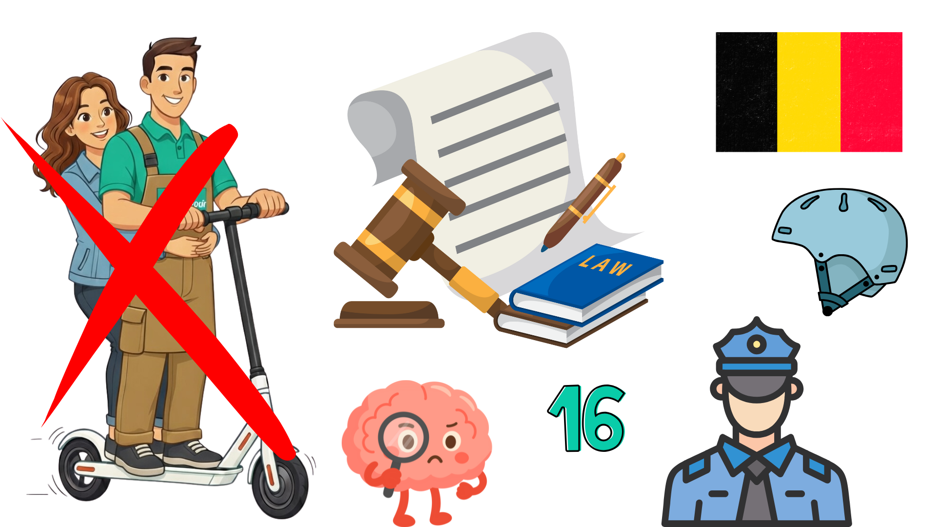 Réglementation belge trottinettes électriques