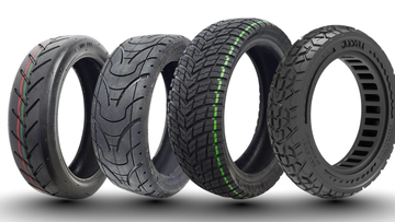 Pneu gonflable, pneu tubeless et pneu plein pour trottinette électrique