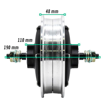 Dimensiosn moteur avant kukirin g3 pro