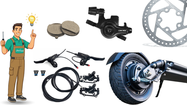 Entretenir ses freins trottinette électrique