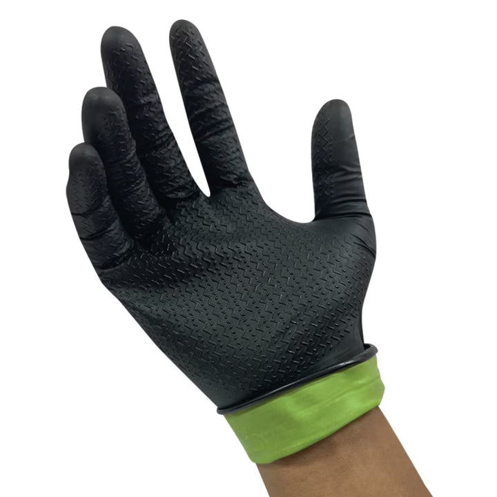 Gants jetables en nitrile – Taille L (boîte de 90 unités)