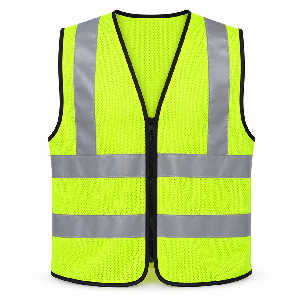 Gilet réfléchissant fluo Jaune – Universel trottinette & vélo