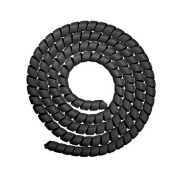 Cache câble flexible 1M - Noir - Trot'Nation