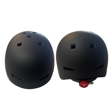 Casque avec feu arrière - Noir Taille L