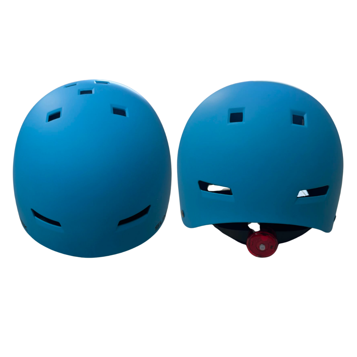 Casque bleu avec feu arrière - Trottinette électrique