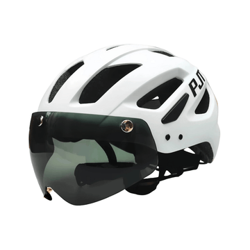 Casque avec visière magnétique & feu arrière LED – Trottinette électrique & vélo - Trot'Nation