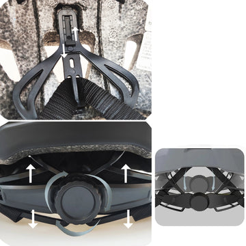 Casque avec visière magnétique & feu arrière LED – Trottinette électrique & vélo - Trot'Nation