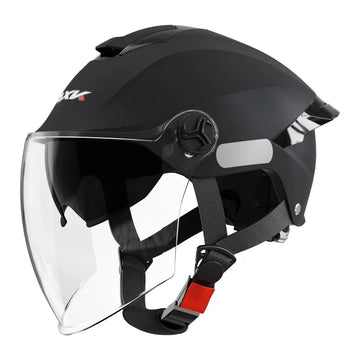 Casque de protection urbain avec visière intégrale transparente – Trottinette électrique & vélo - Taille unique - Trot'Nation