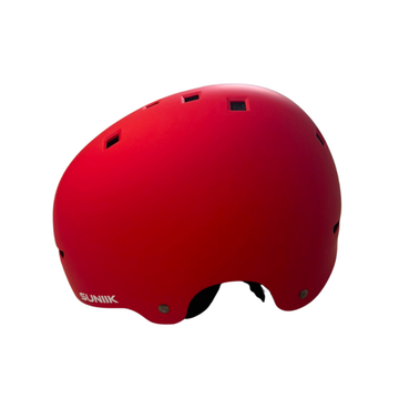 Casque avec feu arrière - Taille L - Rouge