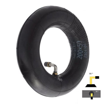 Chambre à air 200x50 valve coudée 90°x90° - Trot'Nation