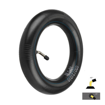 Chambre à air renforcée 10x2,5 - Valve coudée 45°x45° - Trot'Nation