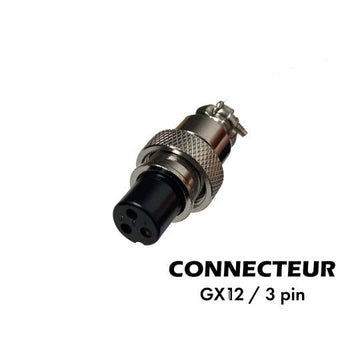 Chargeur 52V (Sortie 58,8V) 2A – Connecteur 3 pin GX16 - Trot'Nation