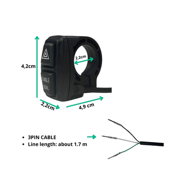 Interrupteur Dual Motor / Warning – Dualtron et modèles similaires - Trot'Nation