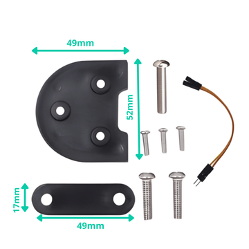 Kit d’adaptation pour roue 10" – Noir – Xiaomi M365 / 1S / Essential / Pro / Pro 2 / Scooter 3 - Trot'Nation