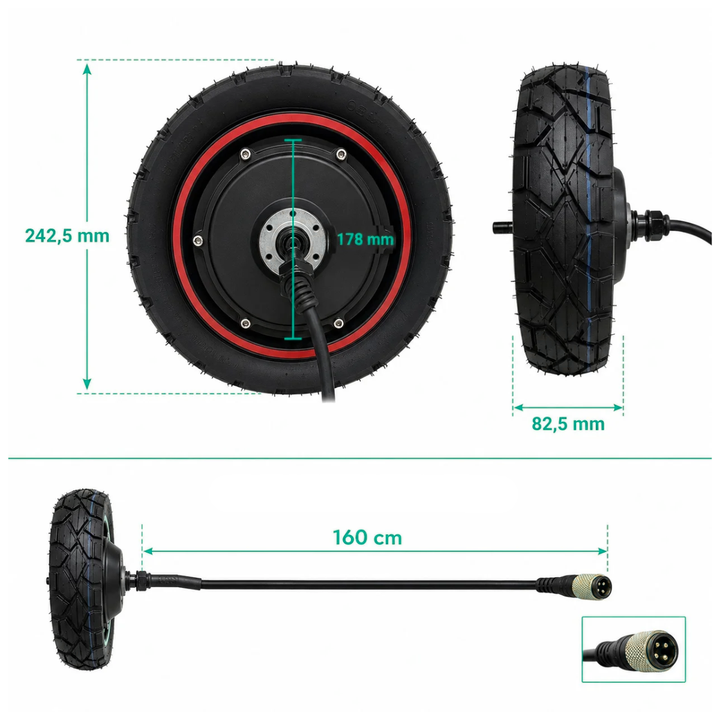 Moteur avant - Ecoxtrem M41 Tank Dual