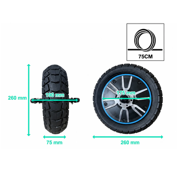 Moteur arrière - SmartGyro Crossover Dual Max 2 - Pièce d'origine