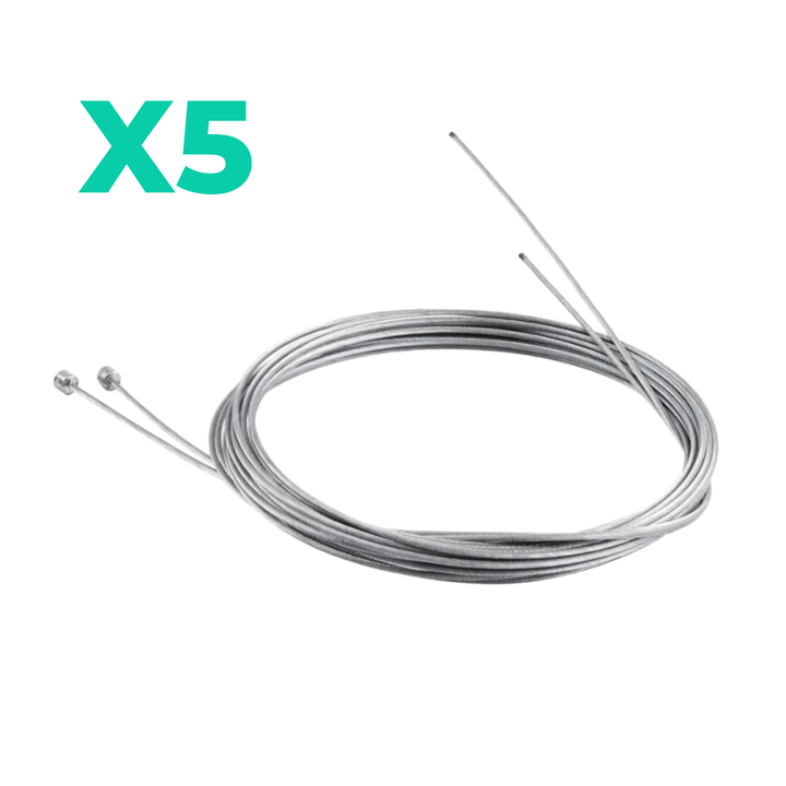 Pack de 5 câbles de frein renforcés 2,5 m – Universel trottinette et vélo