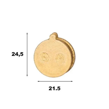 Plaquettes de frein 21 mm – Métalliques (x2) - Trot'Nation