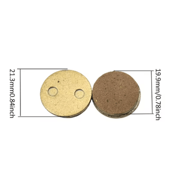 Plaquettes de frein 21,5mm – Xiaomi M365 – Métalliques (x2) - Trot'Nation