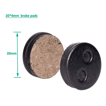 Plaquettes de frein 21,5mm – Xiaomi M365 – Résine (x2) - Trot'Nation