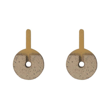 Plaquettes de frein 22 mm avec ressort - Organiques (résine) (x2) - Trot'Nation