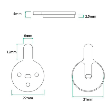 Plaquettes de frein 22mm avec ressort - Semi - métalliques (x2) - Trot'Nation