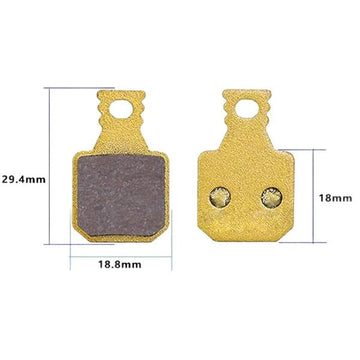 Plaquettes de frein carrées 18 mm – Métalliques – Magura MT5 / MT7 (x2) - Trot'Nation