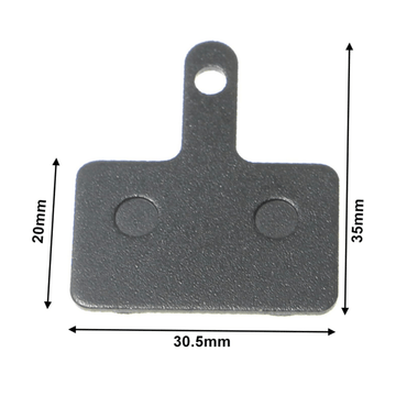 Plaquettes de frein rectangulaire 30mm type Shimano - Résine (x2) - Trot'Nation