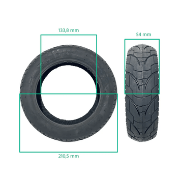 Pneu 8.5x2 (50/134) – Zero, Weebot, Vsett, Inokim & modèles compatibles - Trot'Nation