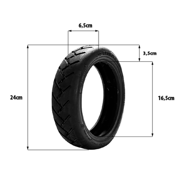 Pneu CST 250x54 (60/70 - 7) – Xiaomi Electric Scooter 4 / 4 Lite / 4 Pro - Trot'Nation