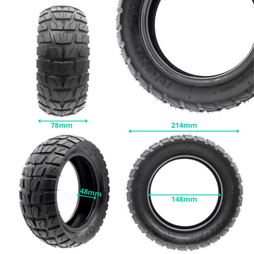 Pneu "Offroad" 8,5x3 (60/134) - Trot'Nation