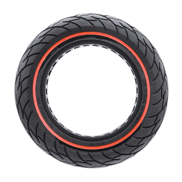 Pneu plein anti - crevaison 10x2,125 - 6,1 - Liseré rouge - Trot'Nation