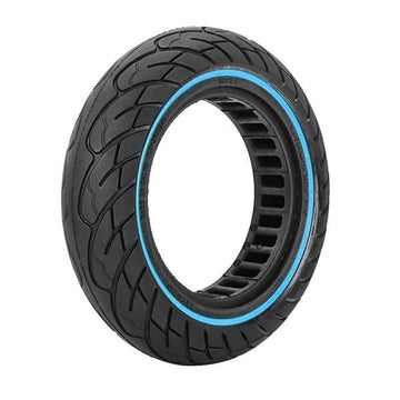 Pneu plein anti - crevaison 10x2,5 - 6,5 (44mm) - Liseré bleu - Trot'Nation