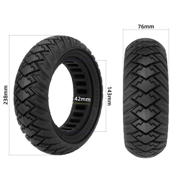 Pneu plein anti - crevaison 10x3 (80/65 - 6) (255x80) - Trot'Nation