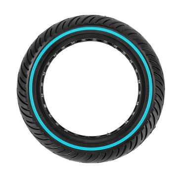 Pneu plein anti - crevaison 8,5" (8,5x2 - 6,1) - Liseré bleu - Trot'Nation