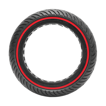 Pneu plein anti - crevaison 8,5" (8,5x2 - 6,1) – Liseré rouge - Trot'Nation