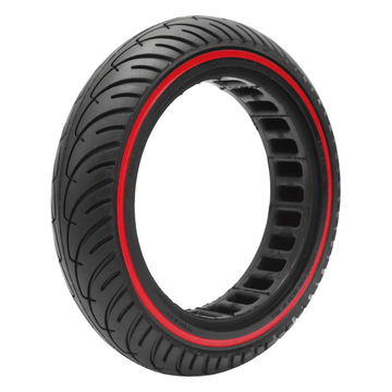 Pneu plein anti - crevaison 8,5" (8,5x2 - 6,1) – Liseré rouge - Trot'Nation