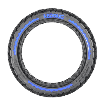 Pneu plein anti - crevaison "Offroad" 10x2,125 - 6,5 - Bleu - Trot'Nation