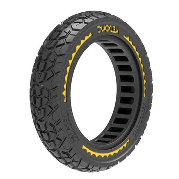 Pneu plein anti - crevaison "Offroad" 10x2,125 - 6,5 - Jaune - Trot'Nation