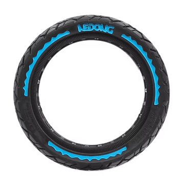 Pneu plein anti - crevaison "Offroad" 9,5x2,5 - 6,1 - NIU KQi3 (bleu) - Trot'Nation