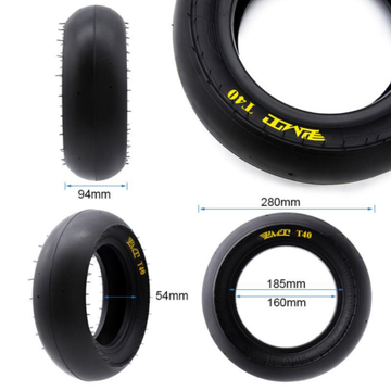 Pneu PMT T4 Slick 90/65-6.5 | Dualtron Zero Vsett