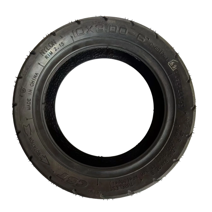 Pneu tubeless 10x3-6 CST – Teverun Fighter Mini, Nami Klima & autres