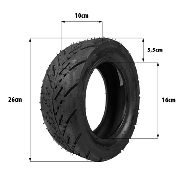 Pneu tubeless "Cityroad" 90/65 - 6,5 - Trot'Nation