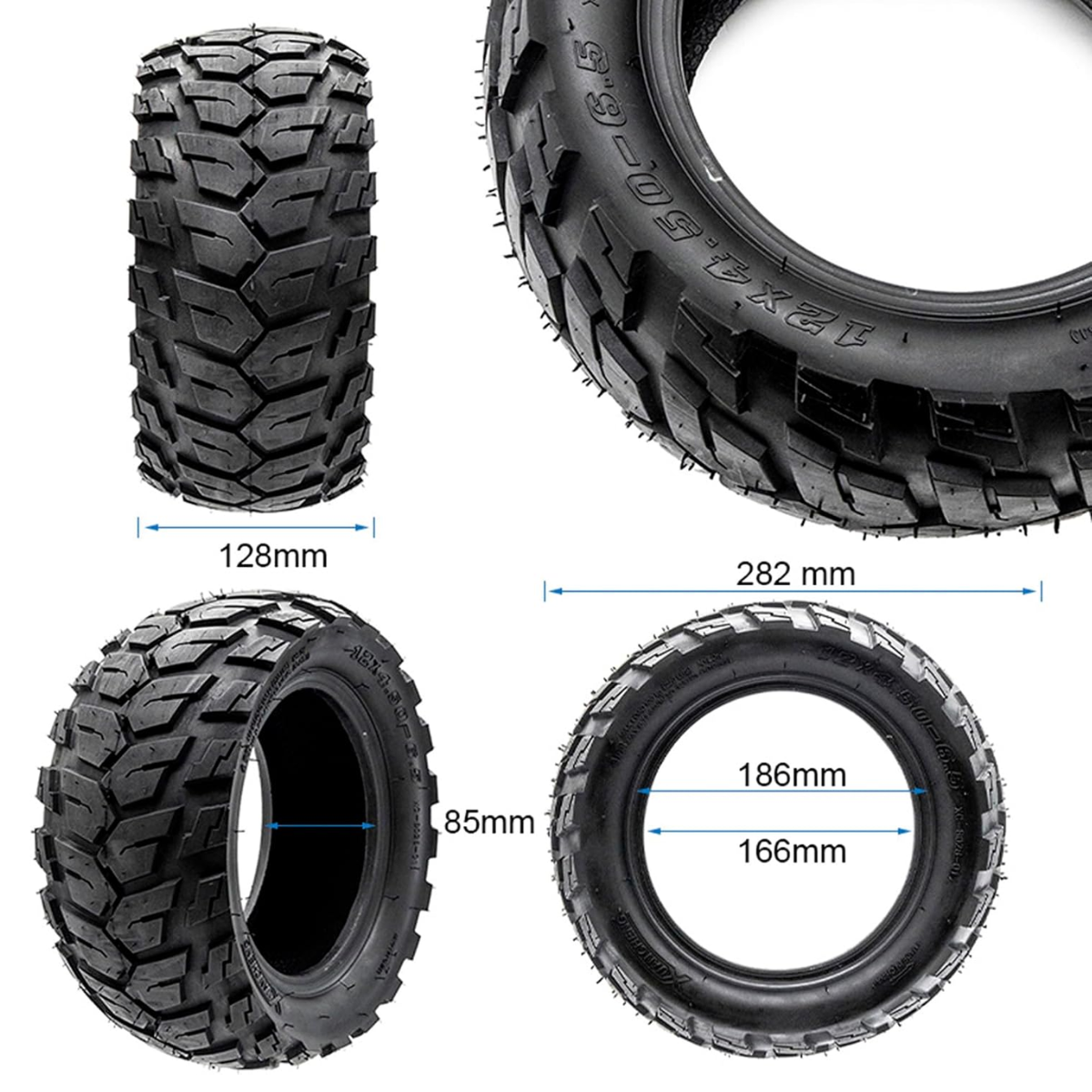 Pneu Tubeless Offroad 12x4,5-6,5