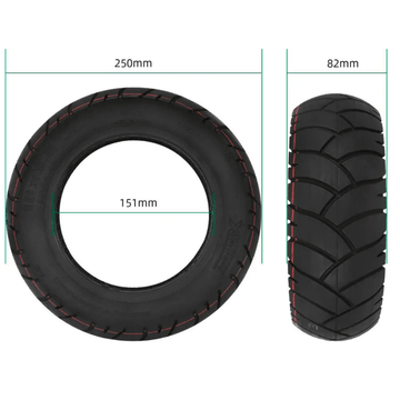 Pneu tubeless "Semi - Slick" 10x3 (80/65 - 6) - Trot'Nation