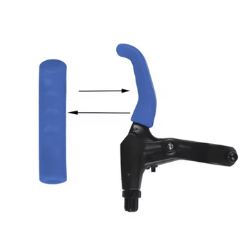 Protecteur de levier de frein en caoutchouc – Paire (2 unités) – Bleu - Trot'Nation