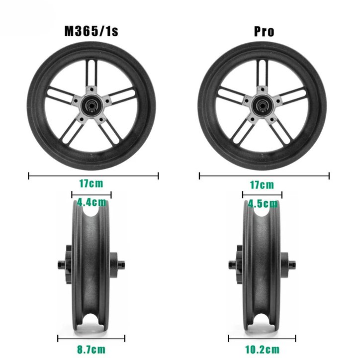 Roue arrière pour Xiaomi M365, 1s, Essential, Pro, Pro 2, Scooter 3 - Trot'Nation