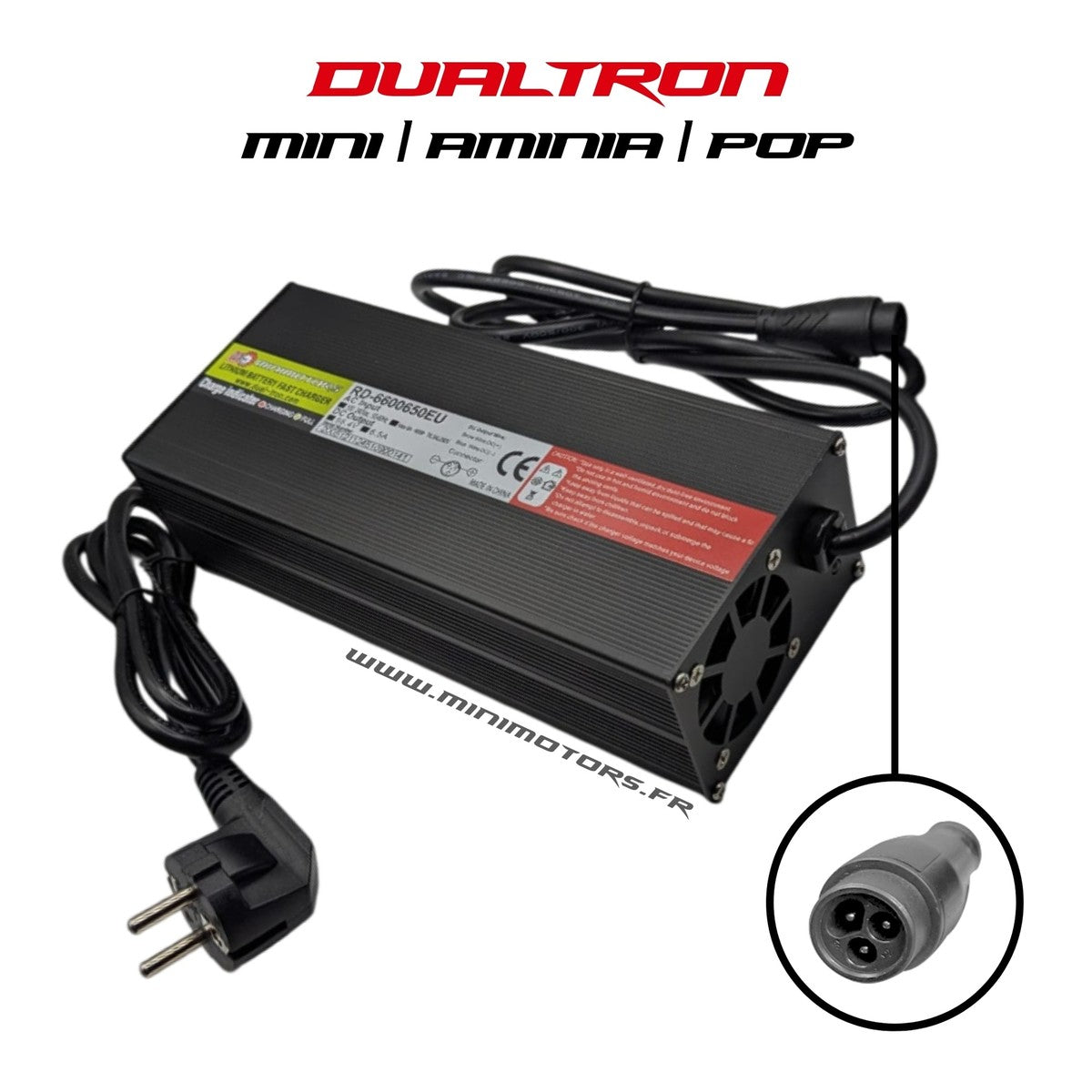 Chargeur rapide 58.1V 7A – Dualtron Mini, Aminia & compatibles