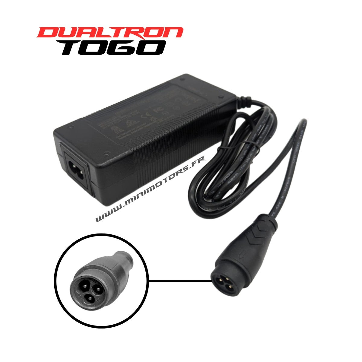 Chargeur 36V (V2) – Dualtron Togo