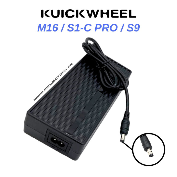 Chargeur rapide 36V (42V 3A) – Kuickwheel S1-C Pro, M16 & compatibles